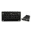 6 String Fixed Saddles Guitar Bridge Top Load Tailpiece Electric Guitar Part Black 1