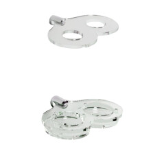Universal Acrylic Rack Lightsaber Display Wall Mount Light Saber Wall Rack Lightsaber Stand Transparent