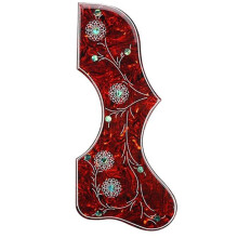 Flower Acoustic Guitar Pick Guard Anti-Scratch Protection Sticker Easy Application for Guitar Enthusiasts