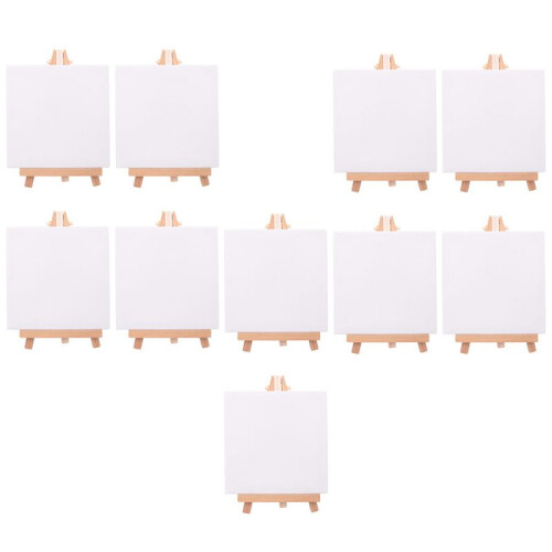20 Set Artists  Canvas Set Painting  DIY Drawing Small Table Easel Gift 2