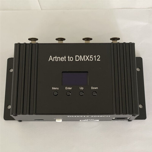 ArtNet DMX512 Ethernet Lighting Controller Interface 4 Universe 2048CH LONGYING