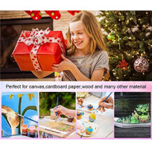 700-Delige Acrylverfset, 12 Kleuren Acrylverfstrips voor Kinderen en Volwassenen, Knutselverf, Perfect voor Thuisverjaardag in de Klas