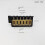 6 Strings Guitar Bridge Sadel Slutstycke Elgitarr Tremolo Bridge Standard Gitarrtillbehör Guld 10