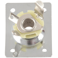 Chrome Plate Space E-output Socket for Electric Guitar