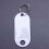 White Portable Plastic Key Fob Key Tag ID Labels 100 Pieces 6