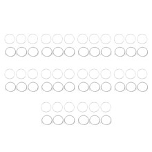 10X Spock Classic Guitar Six Strings SC12 Nylon Silver Plating Set Super Light Acoustic Guitar Musical Instrument