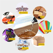 200 Unidades de Bastões de Cola Quente 7mm X 100mm Bastões de Cola Quente para Artesanato Ferramentas de Reparo de Álbum Bastões de Cola Quente