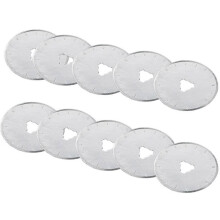 20Pcs 28mm Rotary Cutter Refill Blades Patchwork Fabric Leather Steel Circular Sewing Quilting Cutters