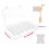 Embroidery Floss Organizer  Stitch Thread Organizer-Bobbin Winder 1 Compartments,150 Floss Bobbins ,2pcs Stickers 6