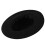 5X Cappello da Cowboy Occidentale A  Larga In Feltro per Uomo e Donna (Nero) 5