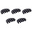 5X Rubber Mute Silencer 4/4 Violin Fiddle Slight Practice Black 1
