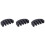 3X Rubber Mute Silencer 4/4 Violin Fiddle Slight Practice Black 1