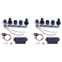 2X 5 Jazz JB Bass Loaded Wired Control Plate für 4/5-Saitige Bassgitarrenparts