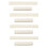 4X White Guitar Parts 6 String Classical Guitar Bone Bridge Saddle and Nut Set 1
