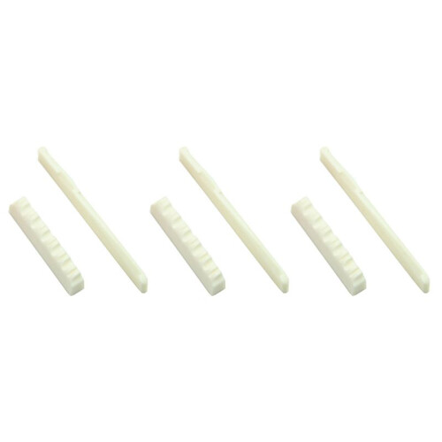 6 Set Ivory Bone Bridge Saddle and Nut for 6 String Acoustic Guitar
