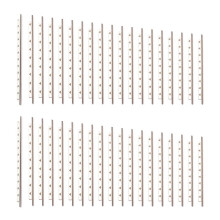 38Pcs Classical Guitar Frets Wire 2.0mm/0.08in Copper Fretwire Set for 36 Inch 38 Inch 39 Inch 19 Frets