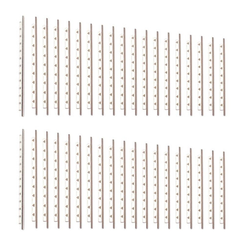 38 Peças de Trastes de Guitarra Clássica Fio 2.0mm/0.08Polegada Conjunto de Trastes de Cobre para 36 Polegadas 38 Polegadas 39 Polegadas 19 Trastes