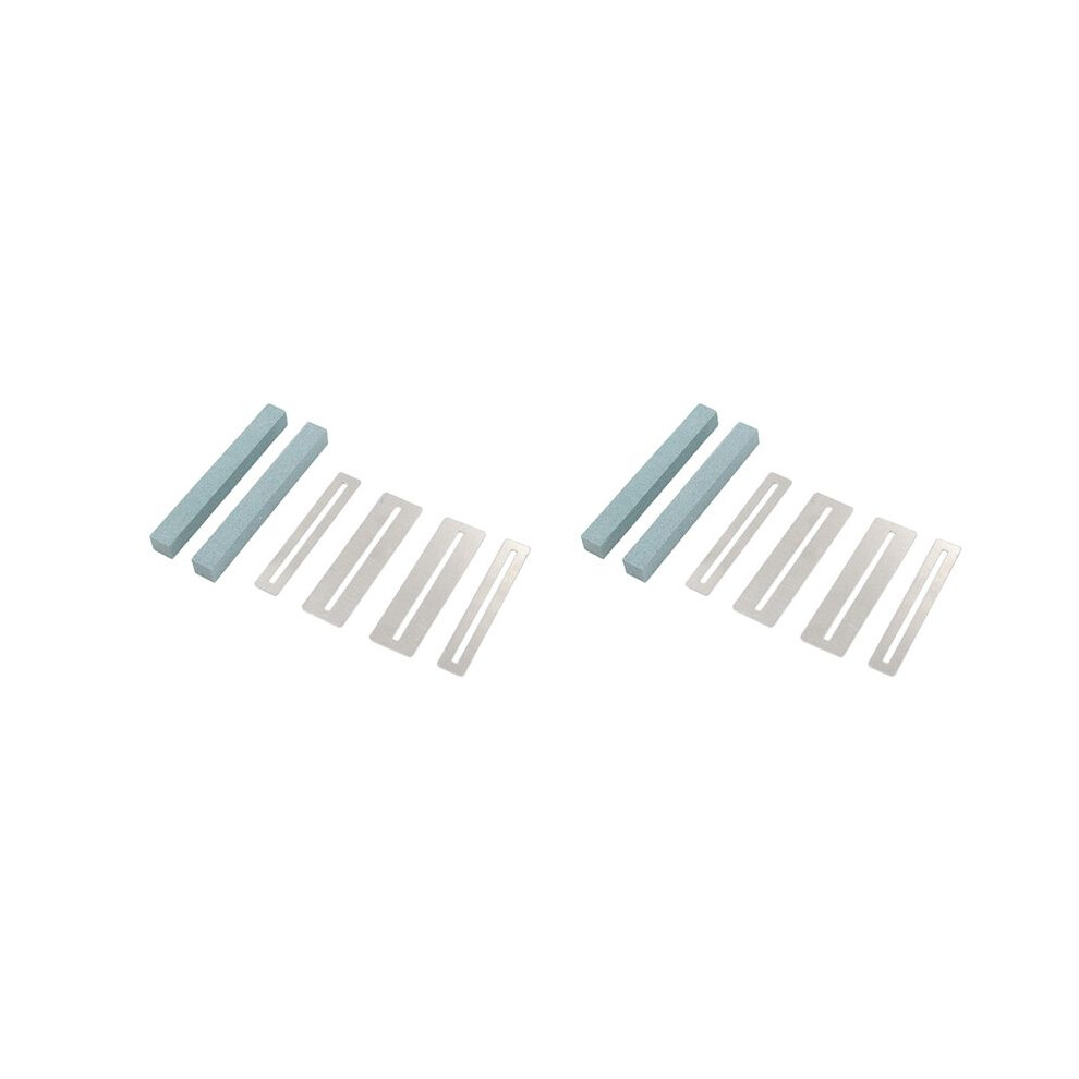 4 Set Guitar Fingerboard Polish Guitar Fret File Guards Guitar Grinding Stone Fretboard Fret Protector (Green) Green Tlily