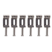 18X Guitar Bridge Saddles Roller Tremolo for Strat Stratocaster Tele Telecaster Electric Guitar Accessories