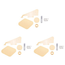 3 Set Coperchi Interruttore Cavità Battipenna Gialli Pickup Piastra Selettore Viti Viti Fit Kit Chitarra Tipo Paul Paul