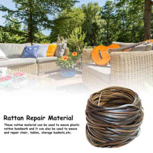 Gradiente de Café Plano SintéTico Vime Material de Tecelagem Vime PláStico para Tricô e Reparo Cadeira Mesa Vime SintéTico