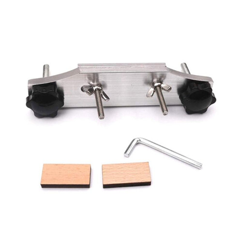 MetallgitarrbrokläMma Aluminiumlegering Gitarrbrobindningsverktyg Akustisk Gitarrbrobindningsfixtur 1