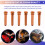 6pcs Wood Bridge Pins for Acoustic Guitars,Fixed String Nails for 6 & 12 String Instruments, Enhanced Tone & Stability 6