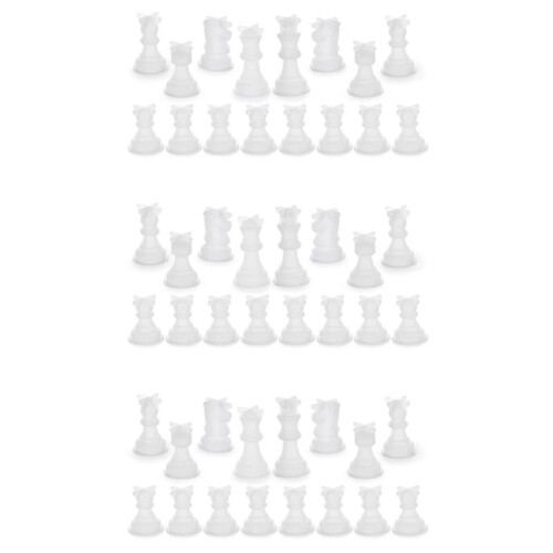 3set Chess Mold for Resin Silicone Chess Resin Mold Chess Crystal Epoxy Casting Molds