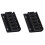 2X Black 6 String Fixed Hard Tail Guitar Bridge for Strat Guitar 2