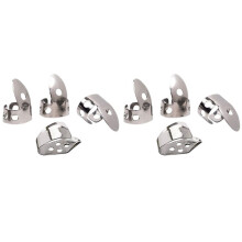 8Pcs Metal Thumb Finger Guitar Picks Stainless Steel Guitar Picks for Acoustic Guitar Banjo Ukulele