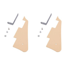 2X Pickguard de Guitarra Creme Protetor de Camada única para Peças de Guitarra Lp