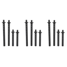 12Pcs Model Car Shell Column L70mm/110mm Front Rear Body Post Mount R86018 Standoff Pillar for RGT 86100 1/10 RC Cars