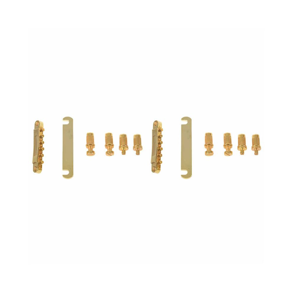 2X Gold Abr-1 Bridge Tune-O-Matic E Tailpiece For And Guitar 6132829000313