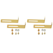 Pickguard Bracket Befestigungsschrauben für E-Gitarre Ersatz (4Er Pack) (Gold)