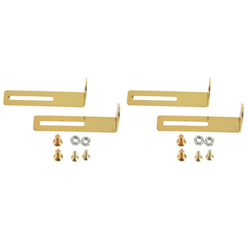Pickguard Bracket Befestigungsschrauben für   E-Gitarre Ersatz (4Er Pack) (Gold)