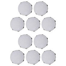 10 Pcs 8 Inch Musical Tambourine Tamborine Drum Round Percussion Gift for KTV Party