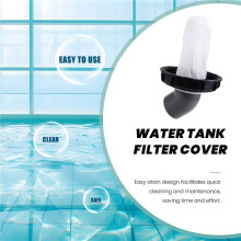 IBC Ton Pail Accessories Ton Pail Plastic with Filter Ton Pail Cover DN150 Black DN150-165MM 45 Degree