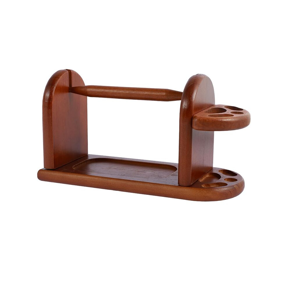 Wooden Yarn Holder For Knitting Crochet, Yarn Rack Stand With Slots, Horizontal Yarn Spinner, Stable Yarn Dispenser 6032834401498