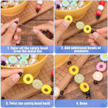 100pcs Blank Beadable Keychain Bars,Metal DIY Bead Keychain Bar Charms Easy to Detachable Beaded Key