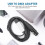 2X DMX512 USB DMX Interface Adapter LED Stage Lighting Controller, USB to DMX Interface Adapter, DMX Controller 6