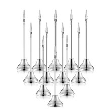 12 Pcs Table Number Holders 9 Inch Place Card Holder with Alligator Clip Metal Table Card Holders Table Number Stands