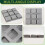 4 Pack Silicone Soap Molds 9 Cavities Square Soap Mold DIY Handmade Silicone Mold for Soap Making 7