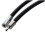 6X Colar de Cordão de Borracha Fashion de 19,75 Polegadas e 3 mm com Fecho de Aço Inoxidável - Preto 5