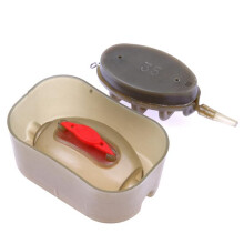 10x Accesorios de Pesca Alimentador de Metodo En Linea de Plastico Juego de Moldes de 4 Comederos Carpa Plomo de la Pesca Canal de Pesca 15G 20G 25G