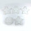 5Pcs Five-Pointed Star Coaster Bracket Silicone Mold DIY Coaster Storage Rack Crystal Epoxy Resin Mold 5