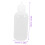 2 Set Customized Plastic Bottle Tool Slip Trailer Bottle Ceramic Glaze Plastic Rubber Stopper Trailer for Pottery Glaze 5