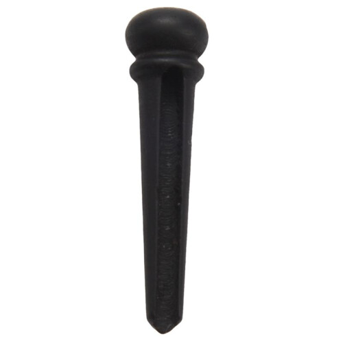 12 St Guitar Family Natural Ebony Folk Akustisk Gitarr Bridge Pins 1