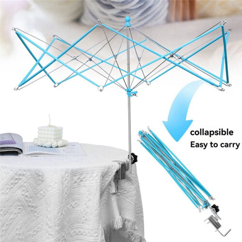 Yarn Thread Fiber String Wool Winder Holder Umbrella Knitting Operated Swift  for Patchwork Sewing DIYAccessories,A 2