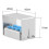 8 Holes Bur Holder 3pcs Autoclave Sterilizer Case Organizer Box Instrument Storage Stand 7