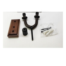 Guitar Hanger Wall Mount Wall Hangers Hooks Holder Stand Wood Display with Screws - Easy to Install - Fits Acoustic, Electric, Bass Guitars